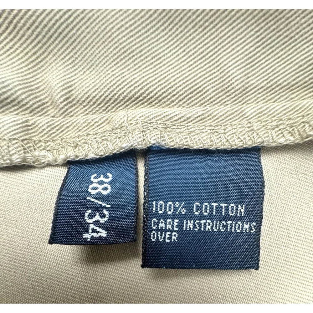 Polo Ralph‎ Lauren Men's Classic Chino Pants 100% Cotton Khaki 38/34